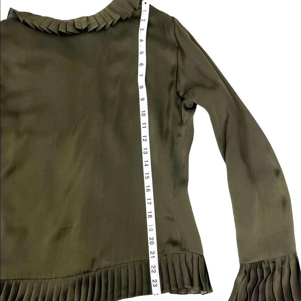 Lauren by Ralph Lauren Silk Ruffled Blouse - Picture 11 of 11